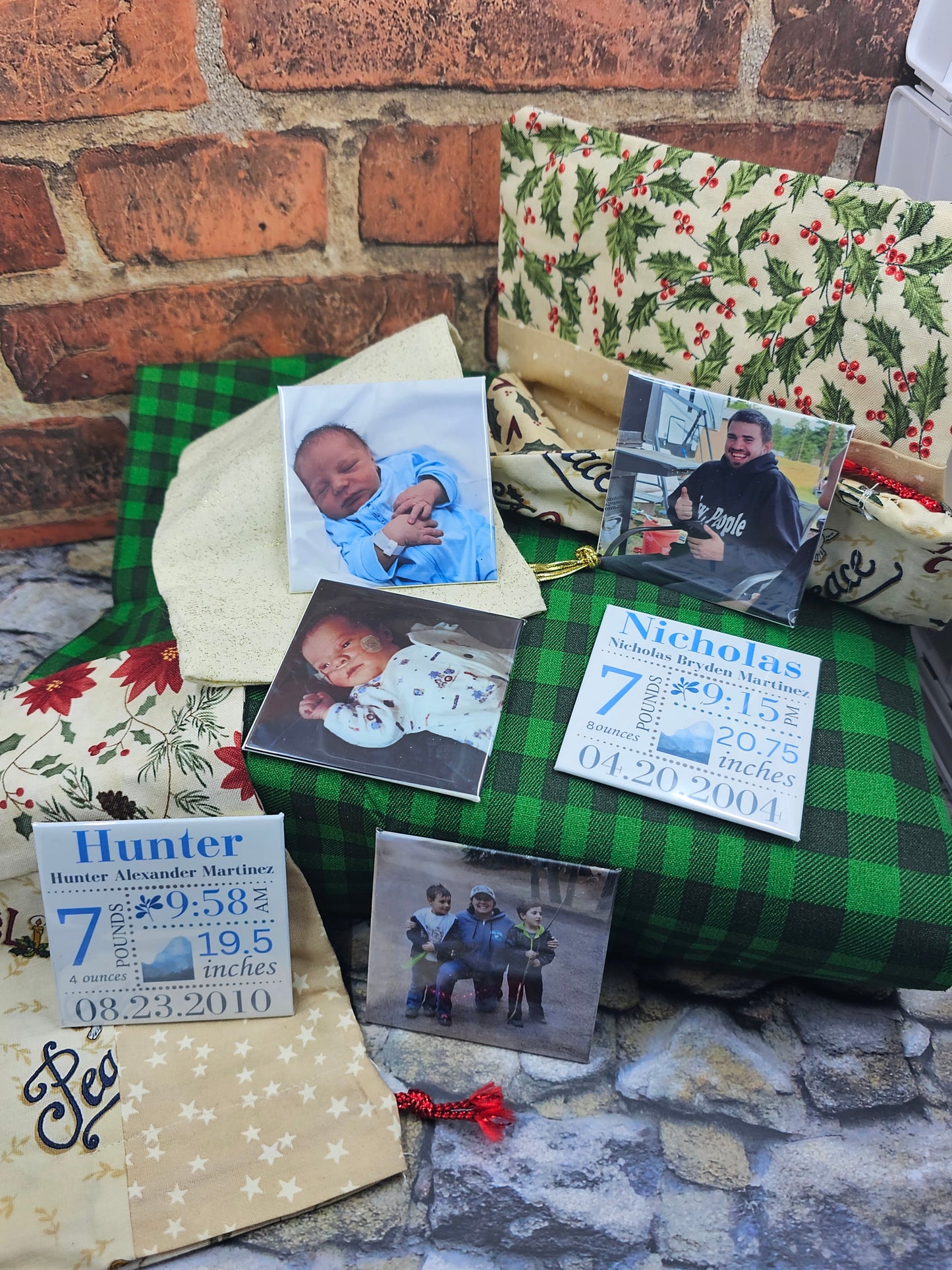 6 of your favorite photos printed on durable magnets - 2.5" X 2.5"