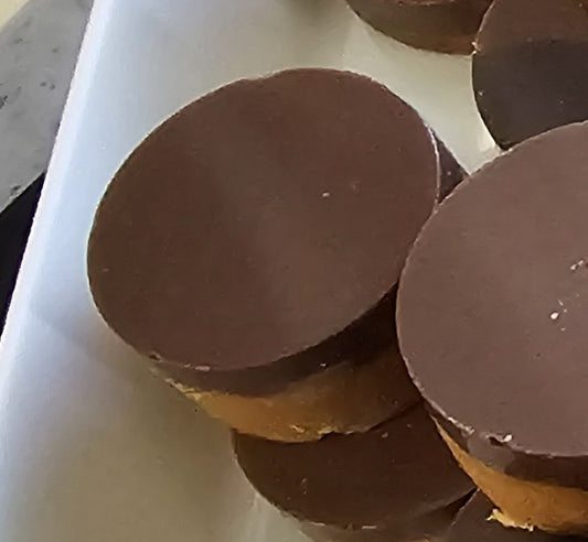Chocolate Peanut Butter Fudge Rounds
